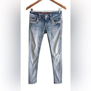 Rock Revival Light Blue Women's Ankle Skinny Celinda Jeans